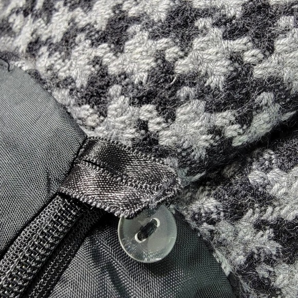 2 Brooks Brothers Pencil Straight Skirt Houndstooth Mini Short R - Picture 3 of 12